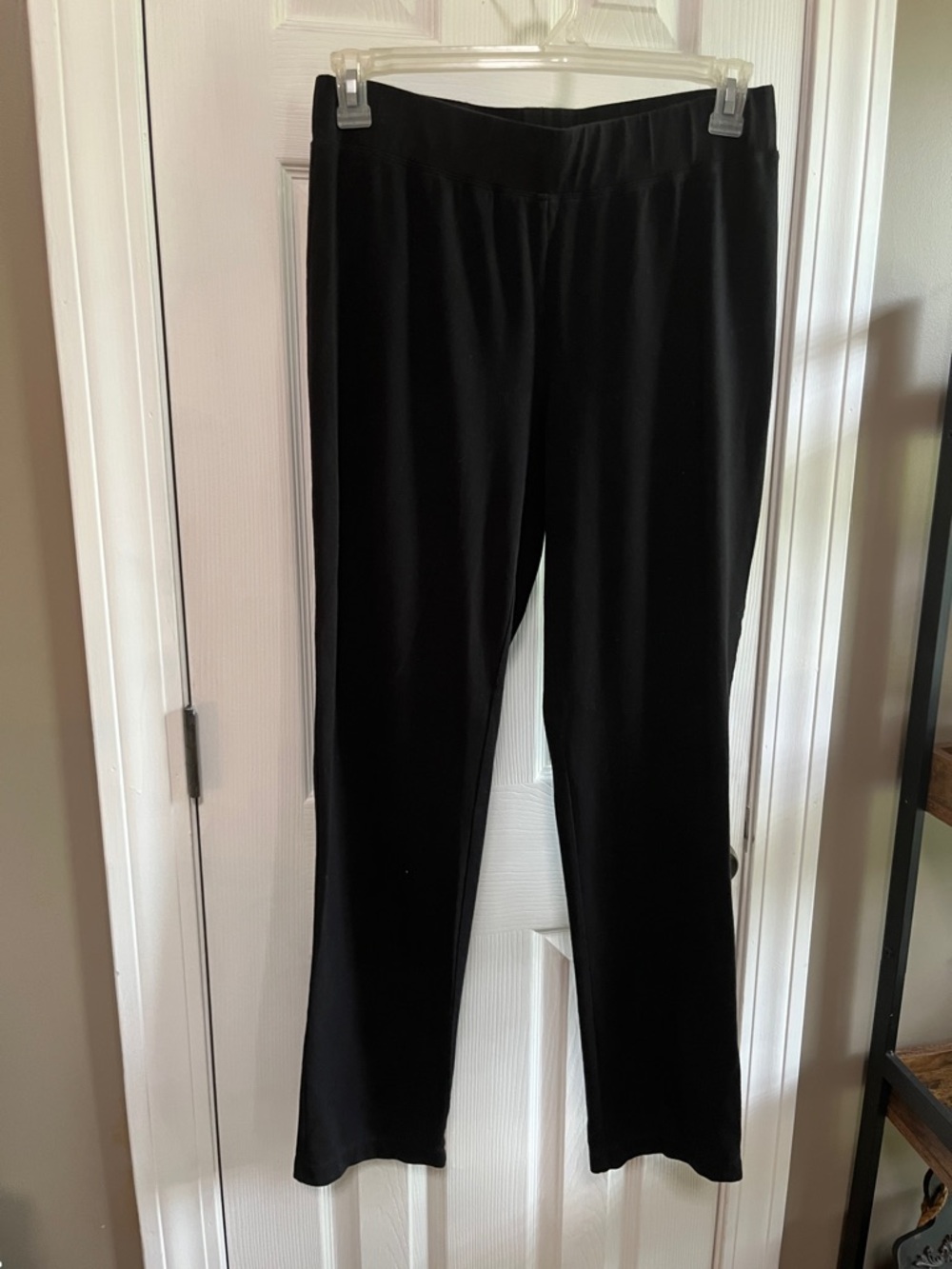 neon buddha Black Straight-Leg yoga Pull-On Pants